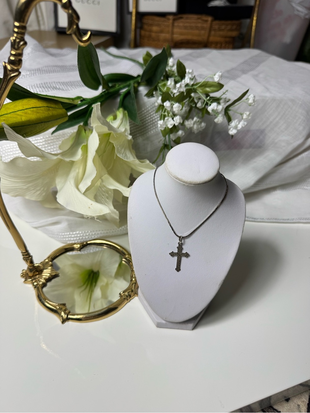 Sterling Silver Cross Pendant Necklace